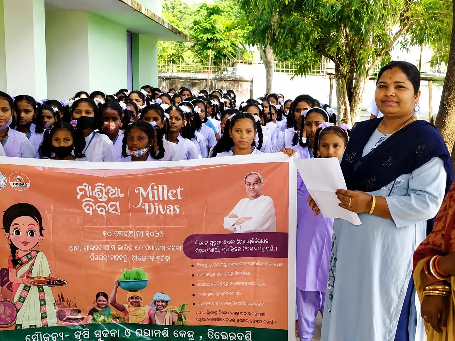 CSDR Observes Millet Day with School Students