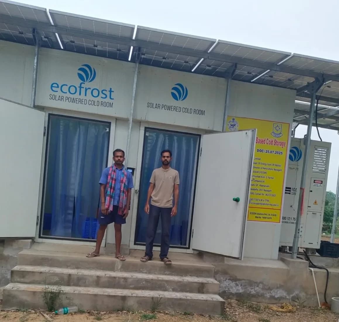 Solar-Powered Cold Storage for Sustainable Agriculture